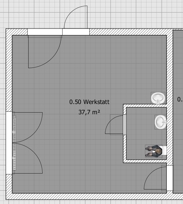 Grundriss Gewerbeeinheiten