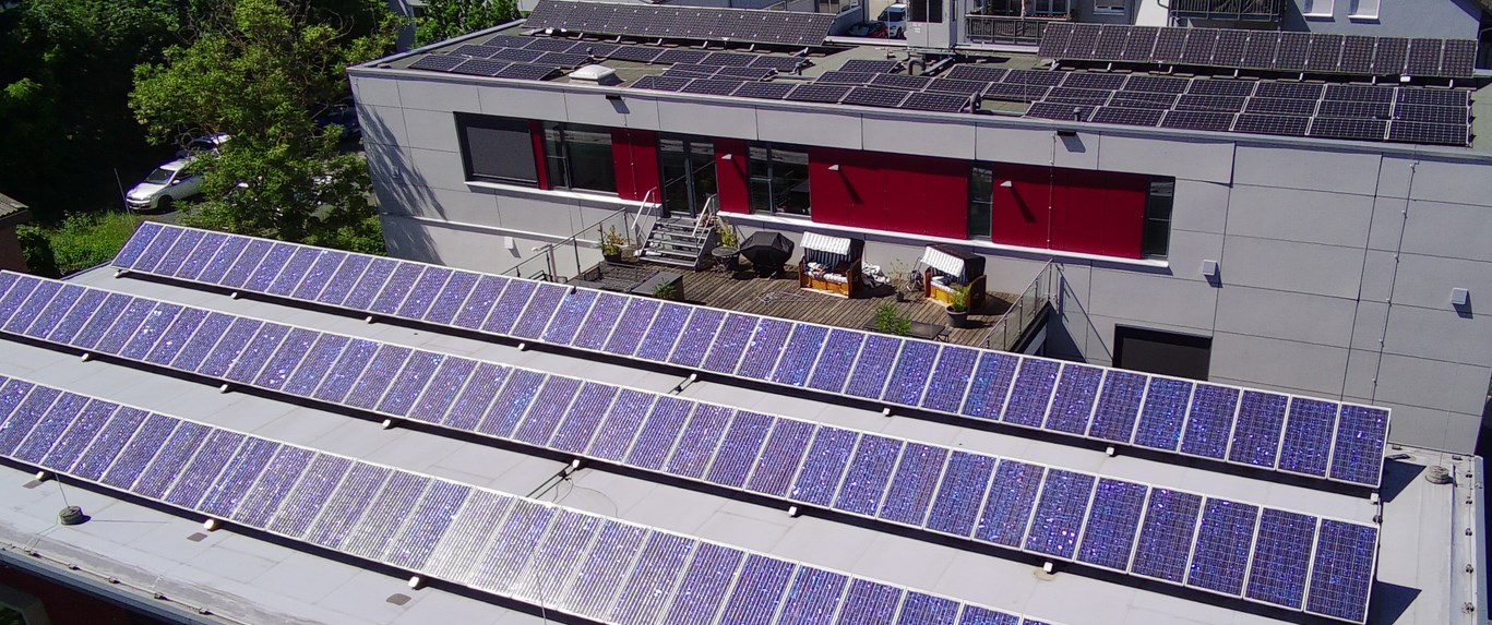 Photovoltaikanlage auf dem Dach